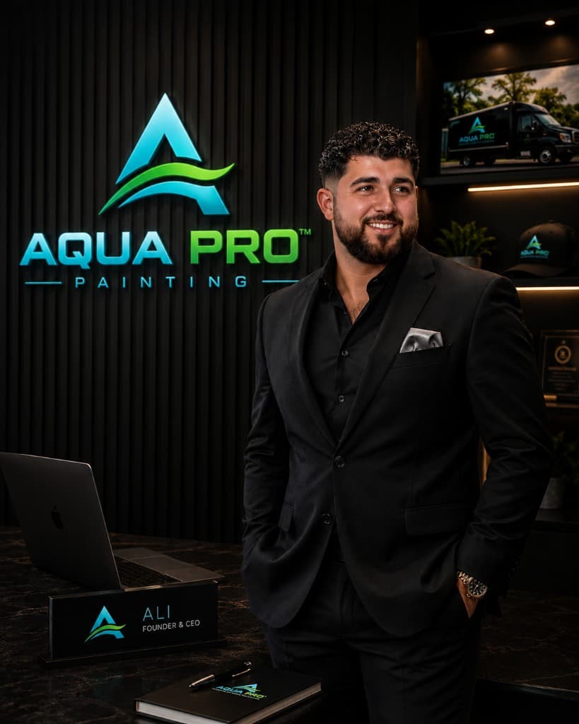 Ali, Founder and CEO of AquaPro Painting
